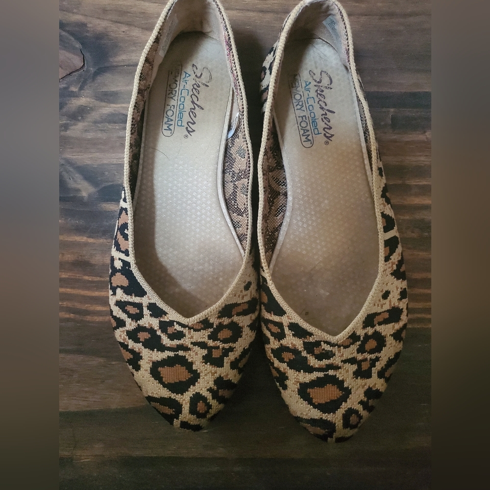 Cheetah print flats